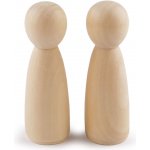 Prima-obchod Dřevěná figurka k dotvoření 39 x 120 mm přírodní – Zbozi.Blesk.cz