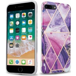 Cadorabo ochranné pouzdro pro Apple iPhone 7 PLUS / 7S PLUS / 8 PLUS ve fialovém TPU pouzdře na mobilní telefon Etui Case Cover