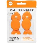 Real Techniques Mini Miracle Concealer Puff mini labutěnky na krémové a tekuté korektory oranžová – Zboží Dáma
