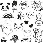 Aladine Razítka Stampo Funny Kawaii – Zboží Dáma