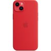 Pouzdro a kryt na mobilní telefon Apple Apple iPhone 14 Plus Silikonový kryt s MagSafe (PRODUCT)RED MPT63ZM/A