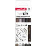 Uni pin Creative writing Calligraphy sada linerů 5 ks černá – Zboží Dáma