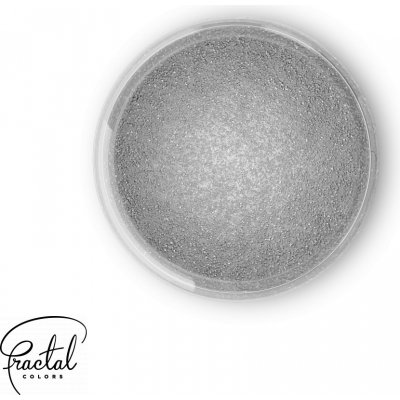 Fractal Jedlá prachová perleťová barva (Sparkling Dark Silver) 3,5 g – Zboží Mobilmania