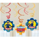Amscan DEKORACE závěsné spirálové Požárník Sam – Sleviste.cz