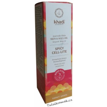 Khadi Elixir Skin & Soul Oil Spicy Cell-Lite tělový olej proti celulitidě 50 ml