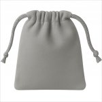 Darčekové zamatové vrecúško - Sivá/9x12cm – Zboží Dáma