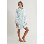 Dámský župan dlouhý Promise 584 obláček modrý – Zboží Mobilmania