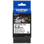 Brother HSE-211E, bužírka bílá / černá 5,2 mm – Zboží Dáma