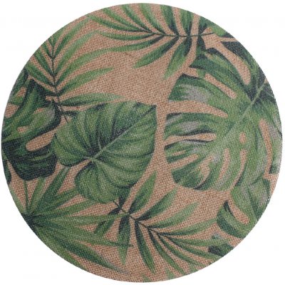 Mybesthome Prostírání kulaté Aride zelená 38cm – Zboží Dáma