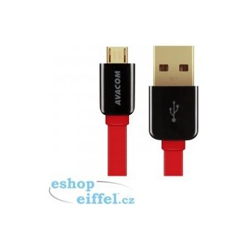 Avacom DCUS-MIC-120R USB - Micro USB, 120cm, červený