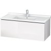 Koupelnový nábytek Duravit L-Cube skříňka 102x46.9x40.8 cm závěsná pod umyvadlo bílá LC616602222