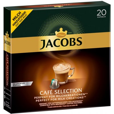 Jacobs Douwe Egberts Cafe Selection 20 hliníkových kapslí kompatibilních s kávovary Nespresso – Zboží Mobilmania