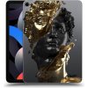 Pouzdro na tablet Picasee silikonový Apple iPad Air 4 10.9" 2020 Black Gold čiré