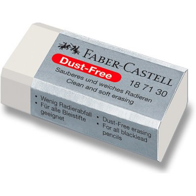 Faber Castell Stěrací pryž DUST FREE bílá – Hledejceny.cz