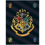 Javoli Fleecová deka Harry Potter s erbem čarodějnické školy v Bradavicích – Zboží Dáma