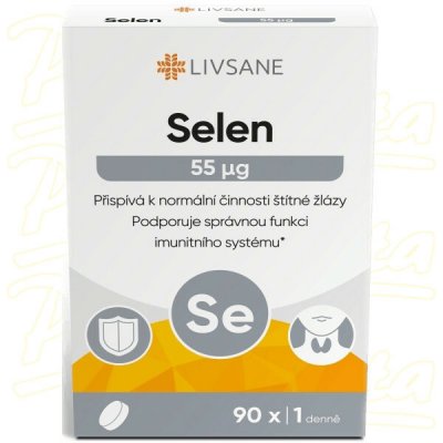 PXG Pharma Livsane Selen 55mcg 90 tabliet – Hledejceny.cz