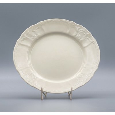 Thun BERNADOTTE Porcelánový Talíř mělký 25 cm ivory – Zboží Dáma