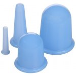 Merco Cups 4Pack - Masážní silikonové baňky, modrá – Zboží Dáma