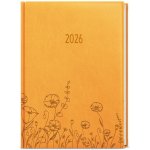 Baloušek Oskar Vivella A5 Týdenní 2026 okrová – Zboží Dáma