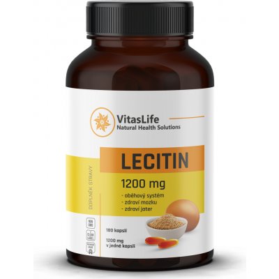 VitasLife Lecitin 180 kapslí – Hledejceny.cz