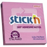 Hopax Stick'n Notes 360° růžový 76 x 76 mm 100 listů – Zboží Živě