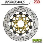 NG přední brzdový kotouč SUZUKI GSX600/750F, GSF600 95-04, SV650 99-02 (290X64X4,5) plovoucí – Sleviste.cz