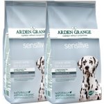 Arden Grange Adult Sensitive Grain Free Fresh Ocean White Fish & Potato 2 x 12 kg – Hledejceny.cz