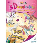 3D omalovánky Jednorožec Pegas A4jednorozec 142745 – Zboží Dáma