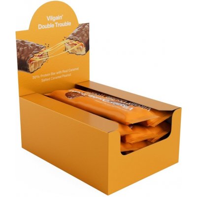 Vilgain Double Trouble Protein Bar 12 x 55 g – Zboží Dáma