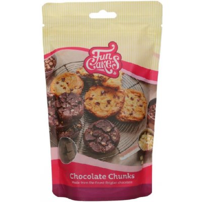 FunCakes Čokoládové kousky Chunks mléčná čokoláda 350 g – Sleviste.cz