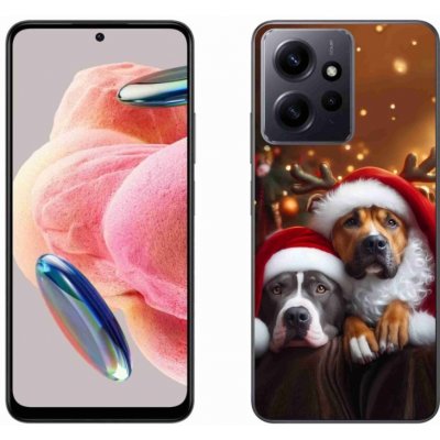 mmCase Gelové Xiaomi Redmi Note 12 4G - vánoční psi – Zboží Živě