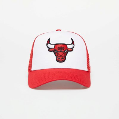 New Era 9FORTY A-Frame Trucker NBA Team Clear Black Chicago Bulls Optic White / Red – Zboží Mobilmania