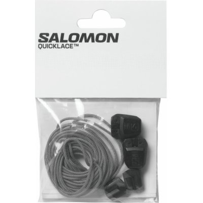 Salomon Quicklace Kit L47379400 silver/black/black – Zboží Dáma