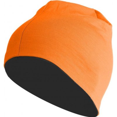 Lasting merino čepice BONY oranžovo černá
