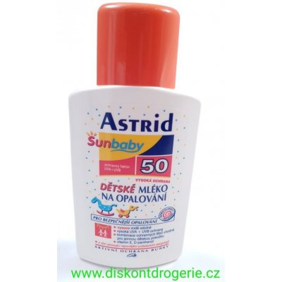 Astrid Sun Kids mléko na opalování SPF50 200 ml – Zboží Mobilmania