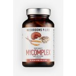 Mushrooms4 Life BIO HOUBY KOMPLEX REISHI Cordyceps A MAITAKE 60 KAPSLÍ – Hledejceny.cz