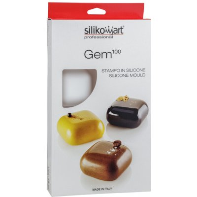 Silikomart Forma silikonová desing oblé čtverce 8x100 ml – Zboží Mobilmania