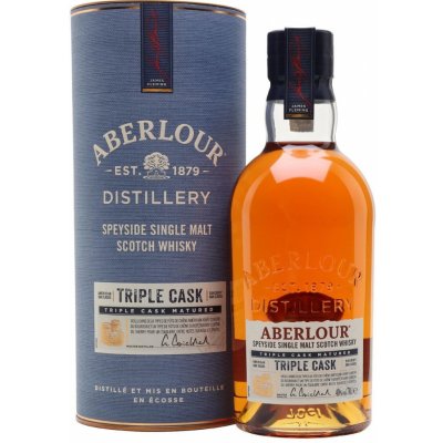 Aberlour Triple Cask 40% 0,7 l (tuba) – Hledejceny.cz