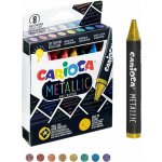 Carioca Metallic voskovky trojhranné 8 ks – Hledejceny.cz