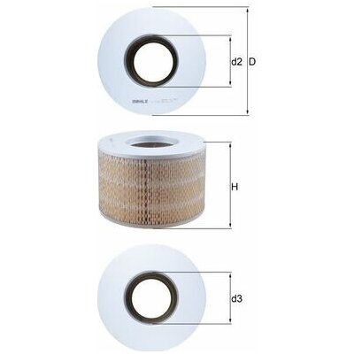KNECHT Vzduchový filtr LX1140 – Hledejceny.cz