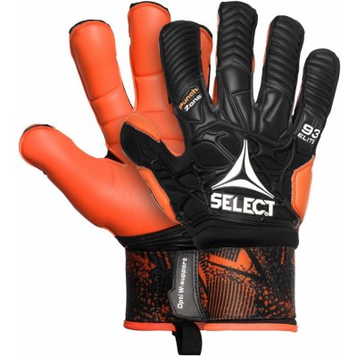 Select GK gloves 93 Elite Hyla cut černo oranžová – Zboží Mobilmania