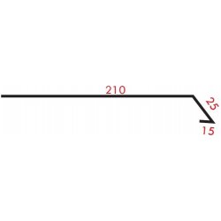 Stavinvest Okapnice 250 mm 2 m měď 4T80000101