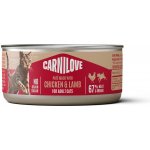 CARNILOVE Cat CAN Paté Made with Chicken & Lamb 100 g – Sleviste.cz
