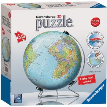 Ravensburger 3D puzzleball Globus anglický 540 ks