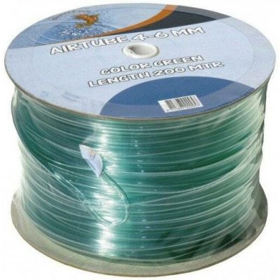 SF Vzduchová hadička 4 / 6mm 1bm (volně střižená) zelena barva – Sleviste.cz