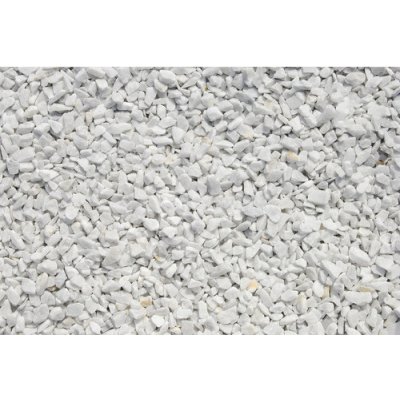 Kamenná drť Flairstone mramorová kararská 9–12 mm bílá balení 25 kg – Zboží Dáma
