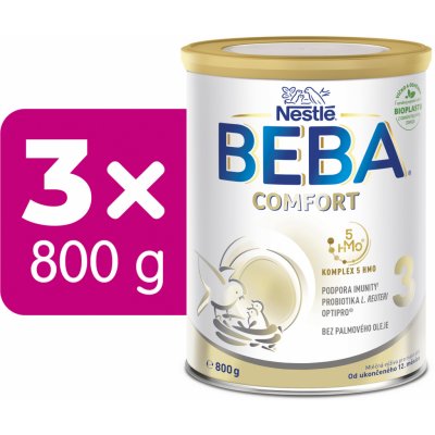 BEBA 3 Comfort 5 HMO 3 x 800 g – Zboží Mobilmania