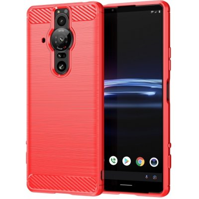 PROTEMIO 48865 FLEXI TPU Kryt pre Sony Xperia Pro-I červený – Zboží Mobilmania