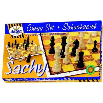 Společenská hra Detoa Šachy dřevěné figurky