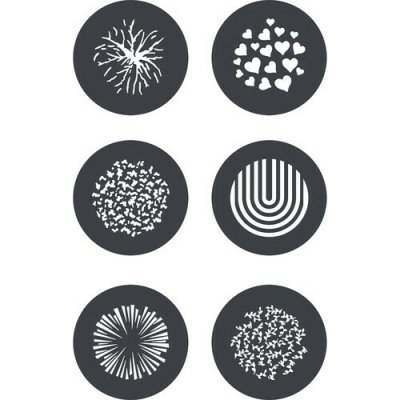 Godox Knowled GOBO Set for GP projection attachment (6pcs ) GP-GS2 – Zboží Živě